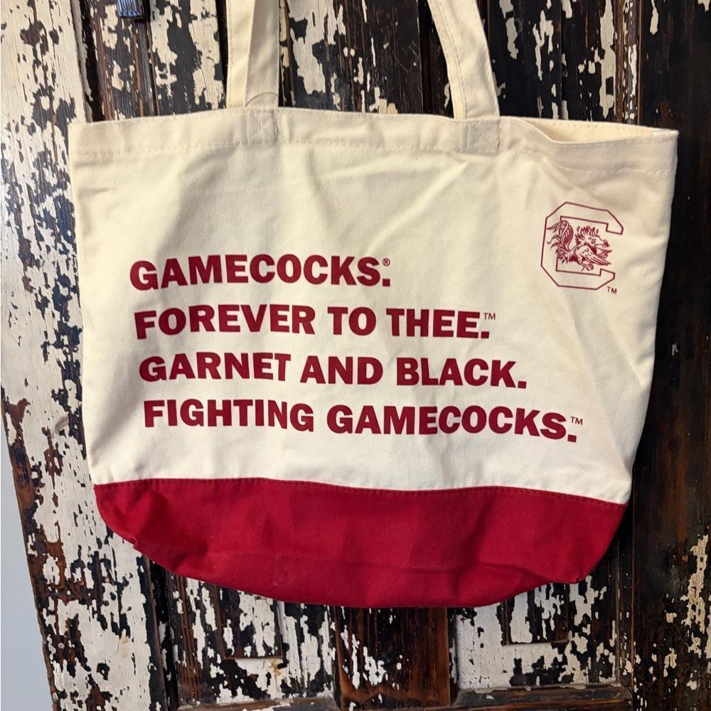 Gamecocks Garnet and Black University of South Carolina Tote Bag. NWT.